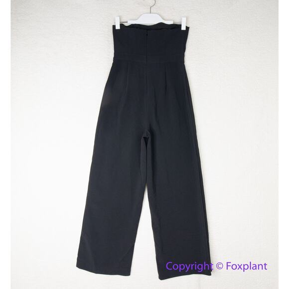 New! White‎ House Black Market Convertible Strapless Split-Leg Jumpsuit, size 4P - Picture 10 of 14